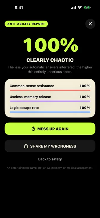 Don't Be Right — Schermate 3